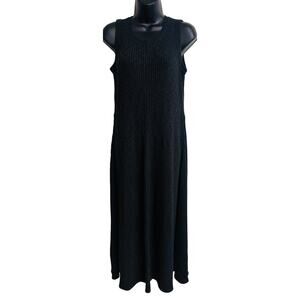 Everlane Womens Midi Shift Sweater Dress Size Medium M Gray Sleeveless NWT New